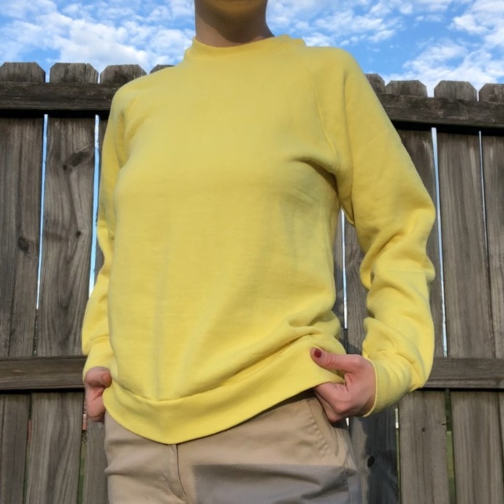 Simple Yellow Sweatshirt
